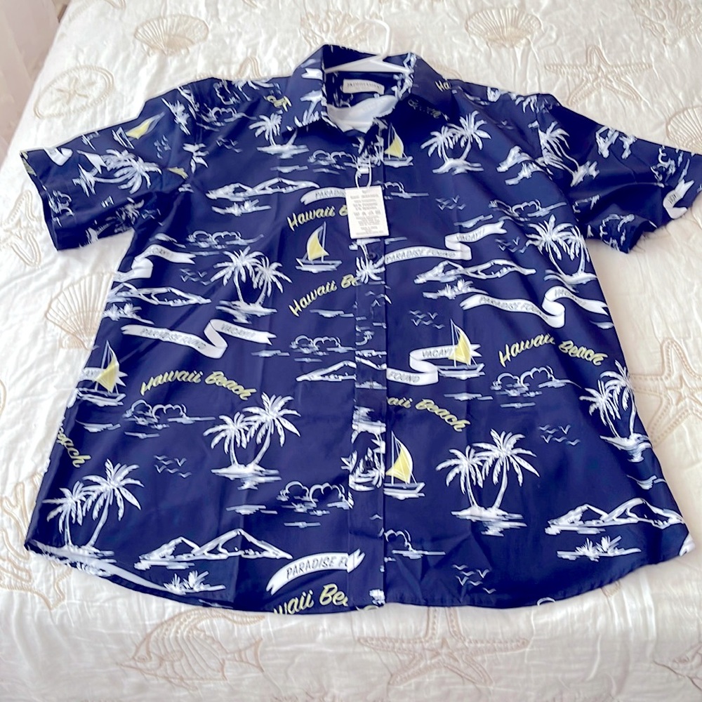 Men’s Hawaiian 🌺 Casual Button Down Shirt